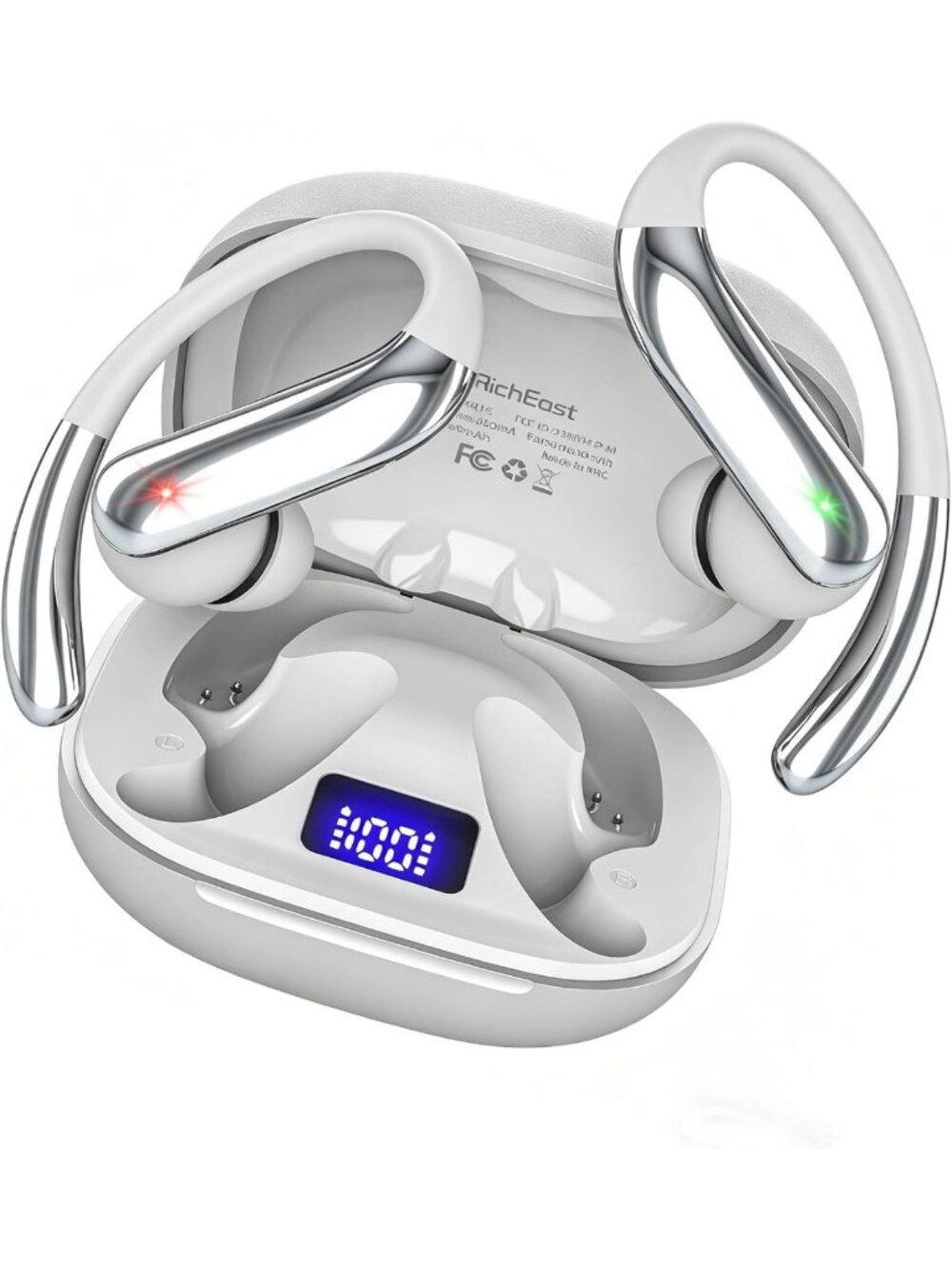 Wireless Active Noise Cancelling Earbuds - Bluetooth 6.0, Hi-Res Audio, Clear